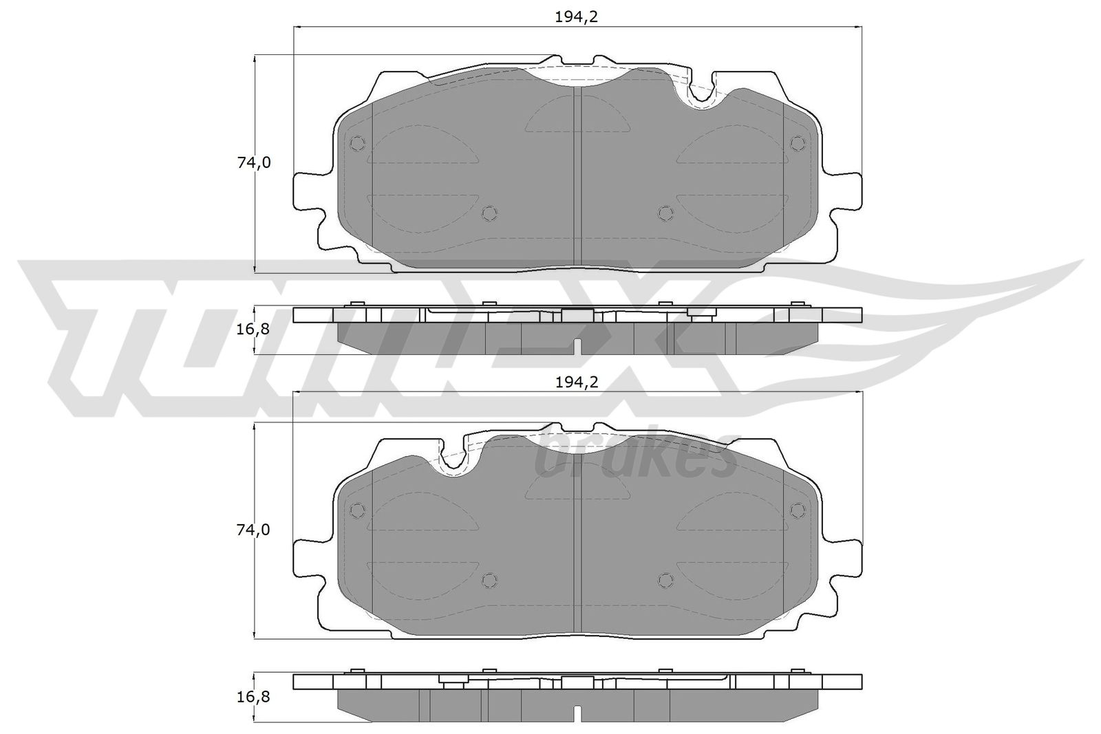 TOMEX Brakes TX 18-60 Sada...